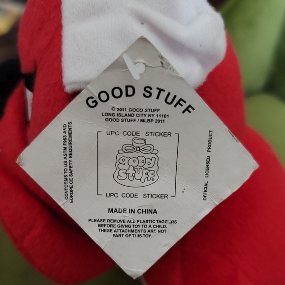 Anaheim Angels RED BULLDOG BASEBALL MLB PLAYER 10"X10" Plush STUFFED ANIMAL NWT - Picture 4 of 8